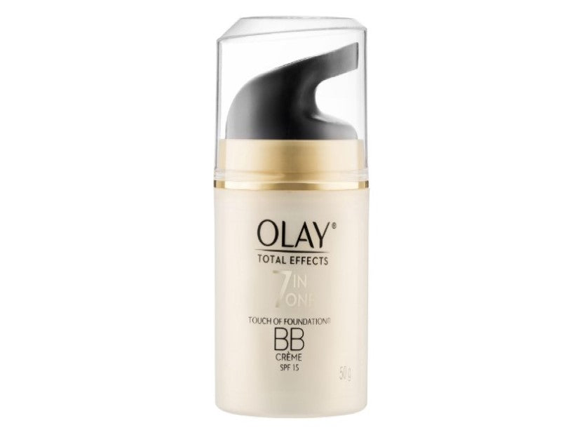 Olay Total Effects Touch of Foundation Face Cream Moisturiser Spf 15, 50g