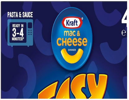 Kraft Mac and Cheese Cheesy Chicken Flavour Pasta Easy Microwaveable Macaroni Instant Pasta Quick Meal 280g