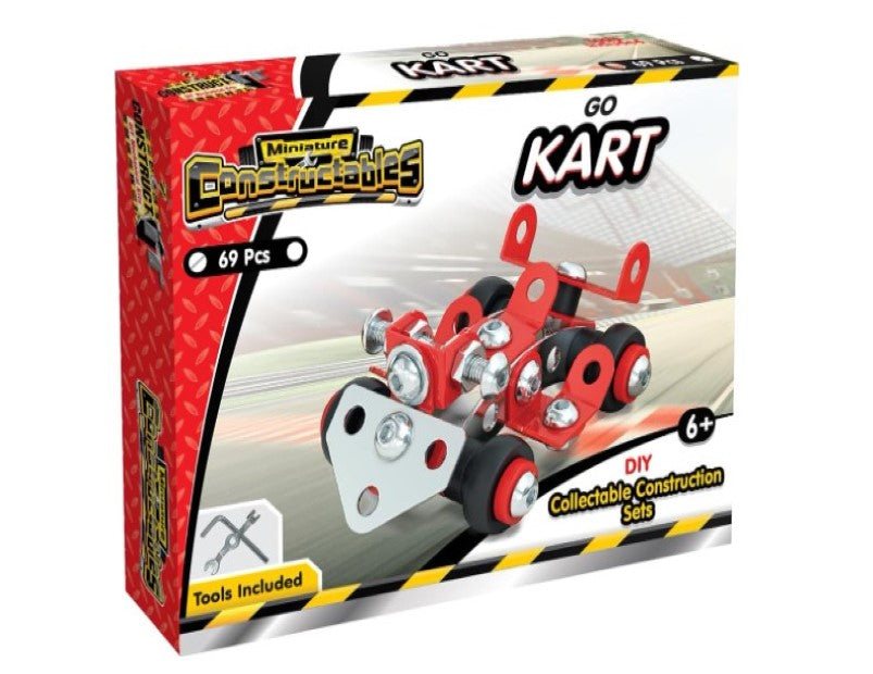 Construct IT Miniature Constructibles Go Cart - 69 Pieces Go Kart Construction Set - GoKart Construction Toys (Copy)