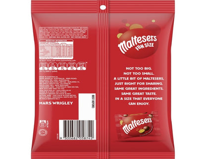 Maltesers Milk Chocolate Snack & Share Bag 11 Pieces 132g - 2 Pack