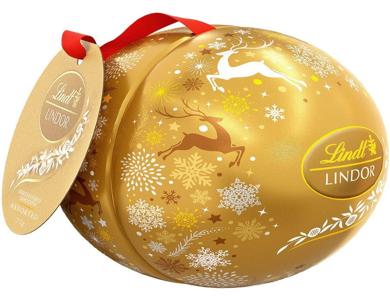 Lindt LINDOR Chocolate Tin Bauble 71g