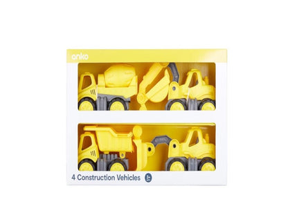 4 Pack Construction Vehicles