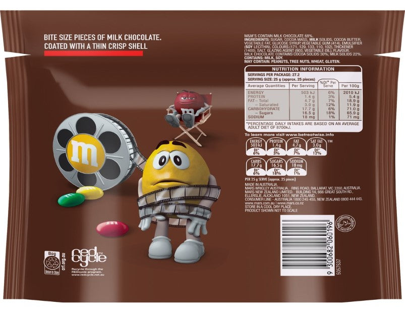 M&M’S Milk Chocolate Bulk Chocolate Party Pack 680g