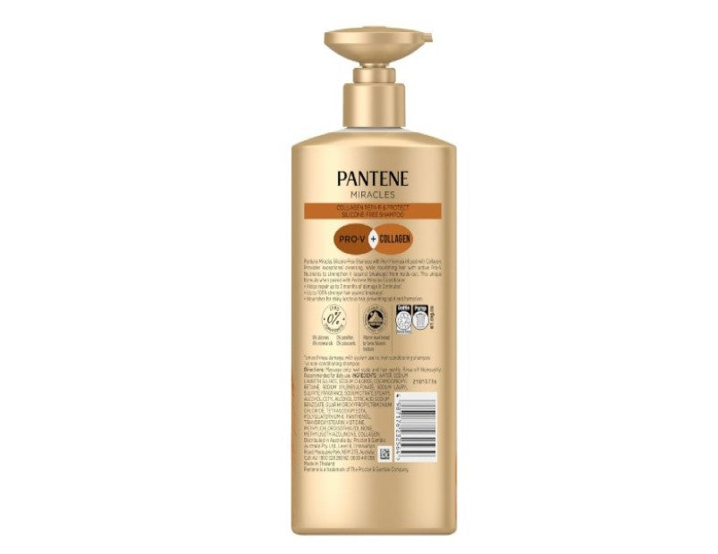 Pantene Miracles Collagen Repair and Protect Silicone-Free Shampoo 650 ml