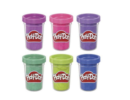 6 Pack Play-Doh Sparkle Collection Compound