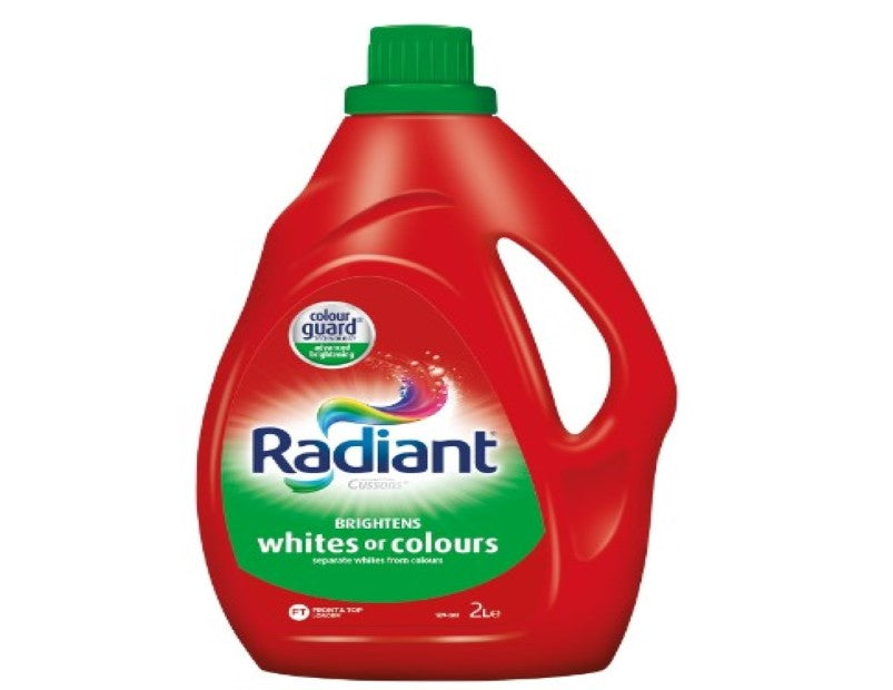 Radiant Liquid Laundry Detergent for Whites or Colours, 2L