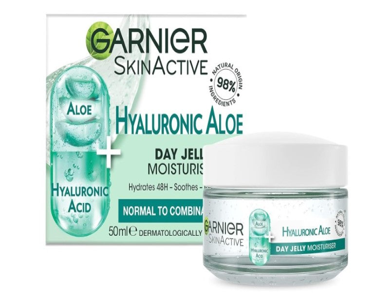 Garnier Skin Active Hyaluronic Aloe Hydrating Day Jelly Moisturiser 50ml