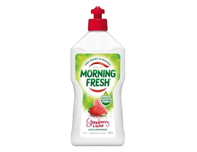 Morning Fresh Strawberry and Guava Dishwashing Liquid, 400 ml (Pack of 12)