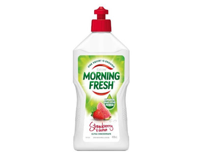 Morning Fresh Strawberry and Guava Dishwashing Liquid, 400 ml (Pack of 12)