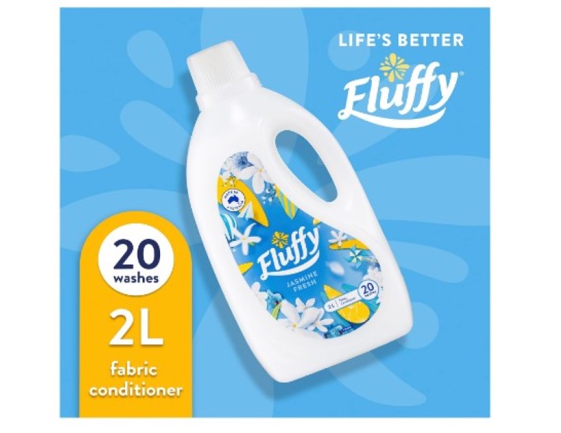 Fluffy Jasmine Fresh Fabric Softener 2 Litre