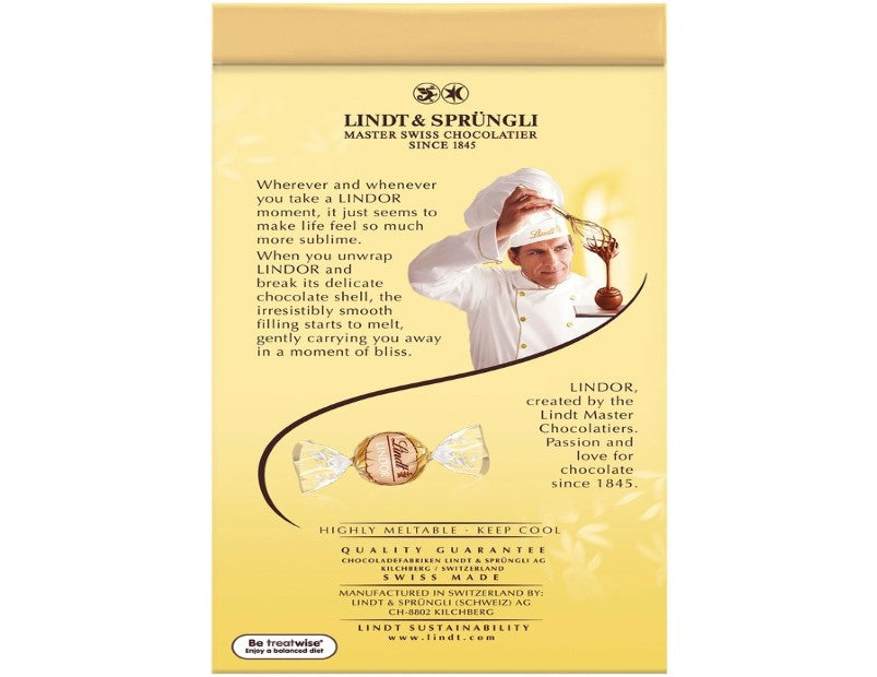 Lindt Lindor Cheesecake White Chocolate Bag 123g