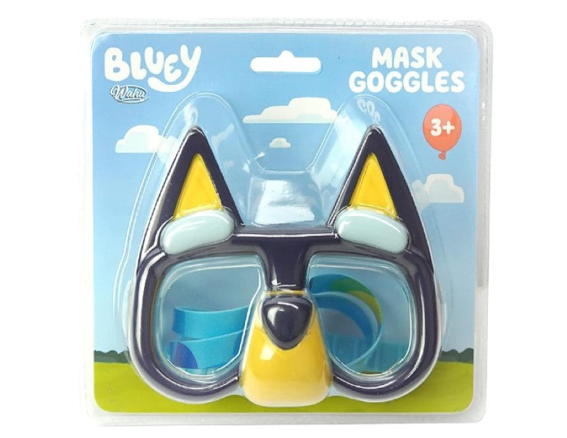 Wahu X Bluey Mask Goggles - Multicolour | Single Push-Button Mechanism