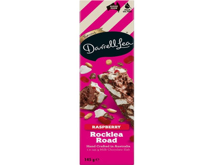 Darrell Lea Milk Chocolate Raspberry Rocklea Road 145g - 2 Pack