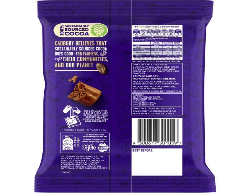 Cadbury Twirl Bites Chocolate Share Pack 140g - 2 Pack