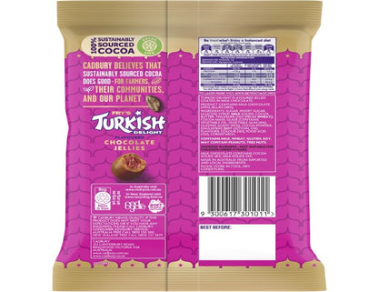 Cadbury Fry's Turkish Delight Flavoured Chocolate Jellies 140g - 2 Pack