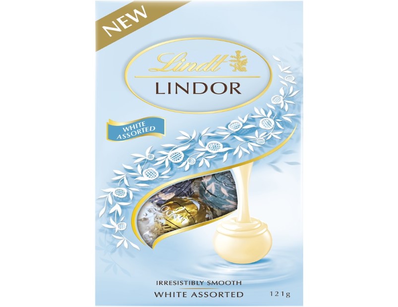 Lindt Lindor White Assorted Chocolate Bag 121g