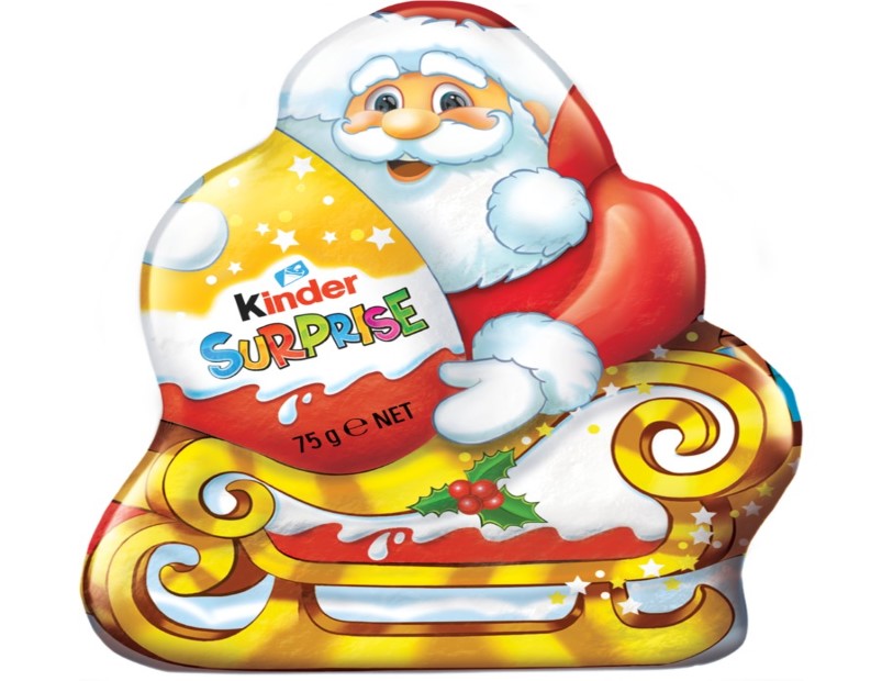 Kinder Surprise Santa Milk Chocolate 75g - 2 Pack