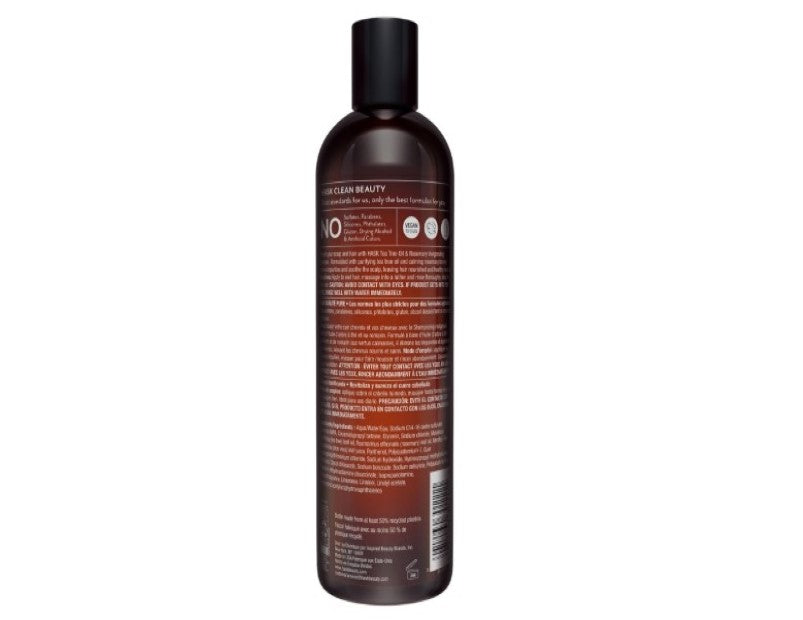 HASK Tea Tree Oil Shampoo for all hair types, colour safe, gluten-free, sulfate-free, paraben-free - 1 355mL Bottle