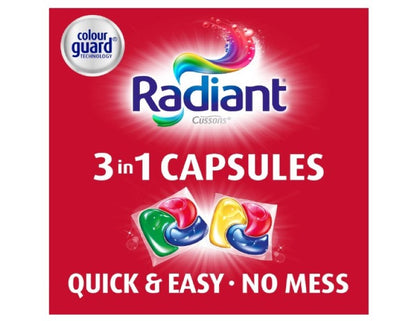 Radiant Colour Care 3 in 1 Laundry Detergent, 675 g (45 Capsules)