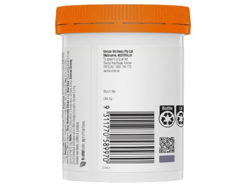 Swisse Ultivite Children's Multivitamin - with B Vitamins, Magnesium, Iron And More to Support General Health - 120 Tablets