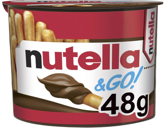 Nutella & Go Hazelnut Chocolate Spread with Breadsticks 48g - 3 Pack