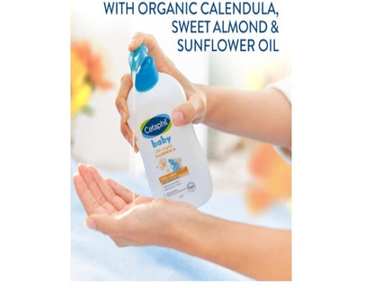 CETAPHIL Baby Calendula Daily Body Lotion 400ml, 24 Hour Hydration, , Suitable for Newborn & Infant, Dermatologist Tested