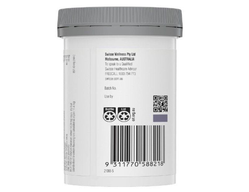 Swisse Beauty Hair Skin Nails+ - Supports Collagen Formation & Reduces Nail Splitting - 100 Tablets