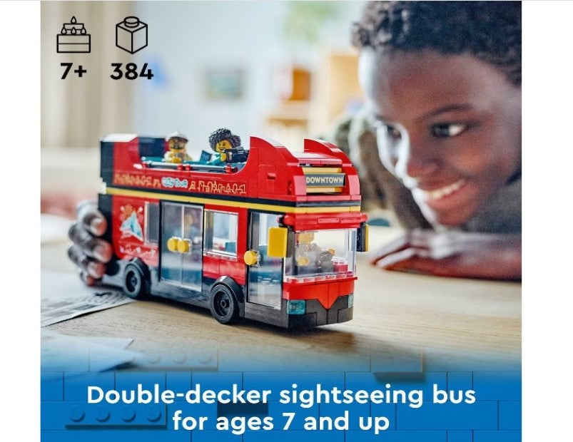 LEGO City Great Vehicles Red Double-Decker Sightseeing Bus 60407