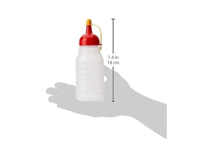 Décor Squeezy Sauce Bottle,Red