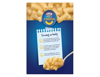 Kraft Mac and Cheese Original Pasta Easy Microwaveable Macaroni Instant Pasta Quick Meal 410g