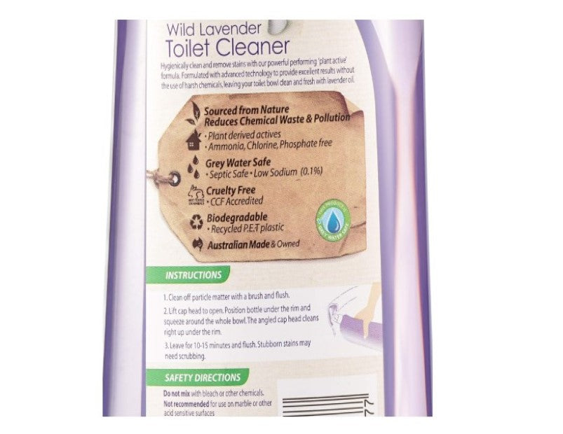 Earth Choice Lavender Toilet Cleaner Liquid 750 ml