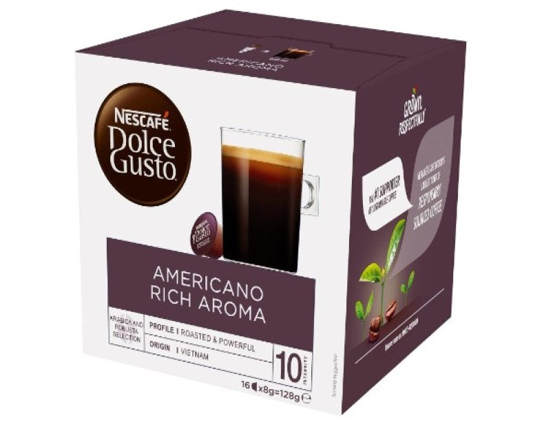 NESCAFÉ DOLCE GUSTO Americano Rich Aroma Coffee Capsules Box of 16 servings