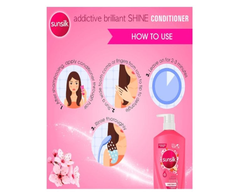 Sunsilk Conditioner Addictive Brilliant Shine, 700ml