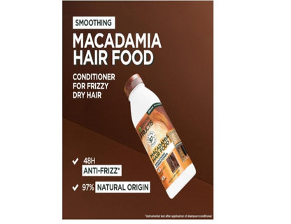 Garnier Fructis, Conditioner, Detangling And Smoothing, Hair Food Macadamia, 350ml