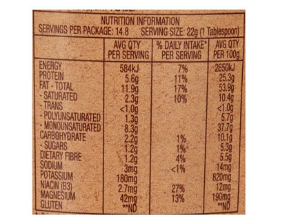 Bega, Bega No Added Sugar or Salt Smooth Peanut Butter, 325 Grams