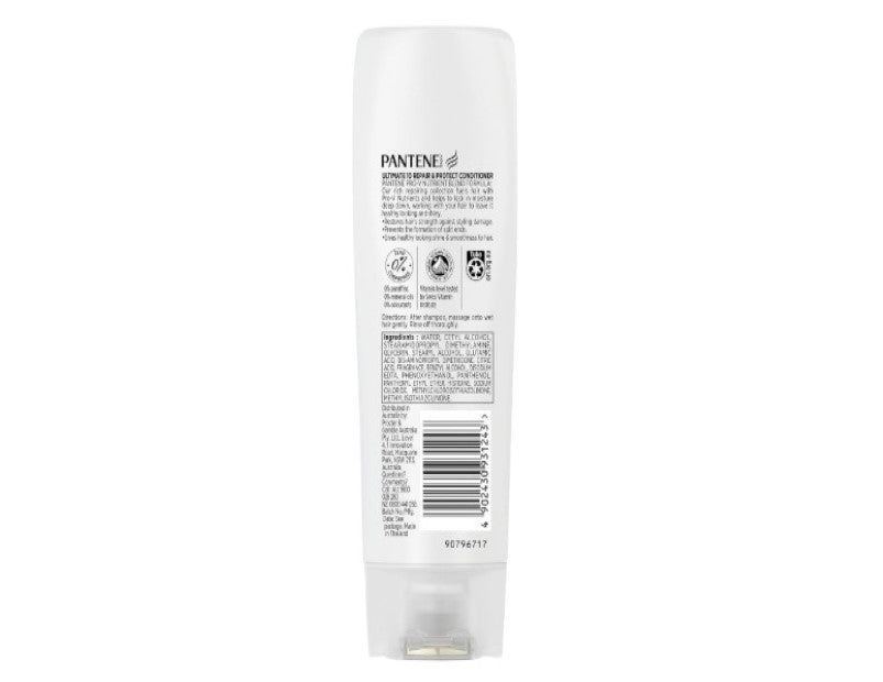 Pantene Pro-V Ultimate 10 Repair and Protect Conditioner, Stengthening Conditioner For Damaged Hair 375ml