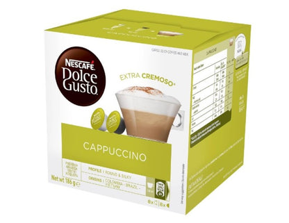 NESCAFÉ DOLCE GUSTO Cappuccino Coffee Capsules Box of 16 servings