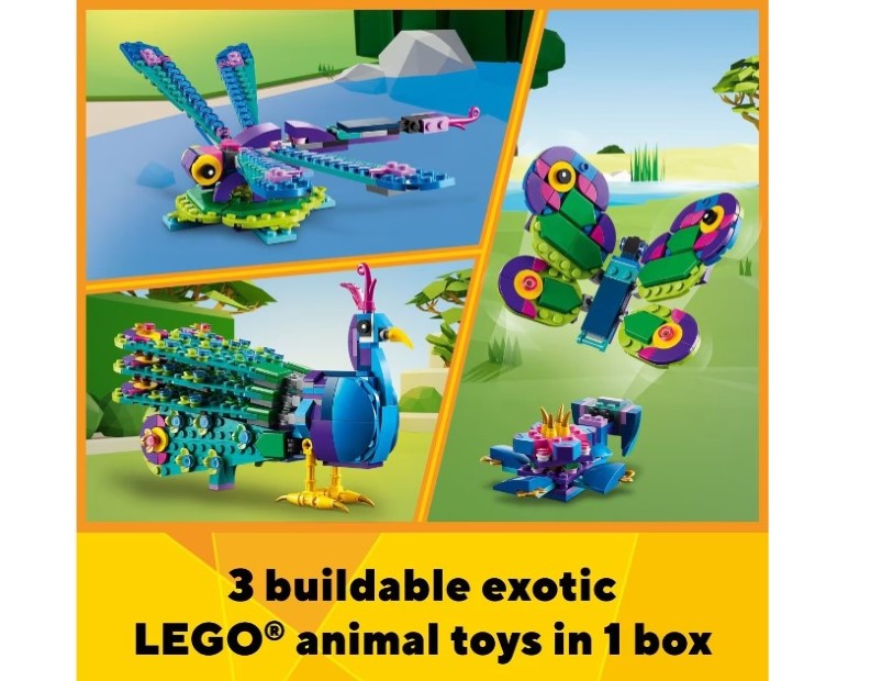 LEGO Creator Exotic Peacock 31157