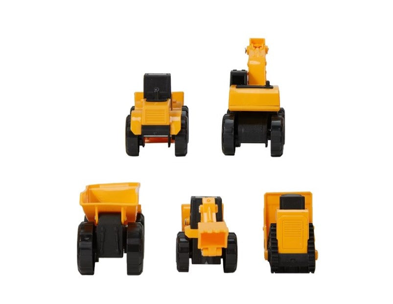 5 Pack Construction Vehicles Set