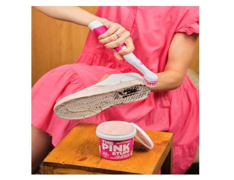 The Pink Stuff Sonic Scrubber Kit for Miracle Cleaning Paste -  - Ideal for Effective Cleaning of Hard to Reach Places