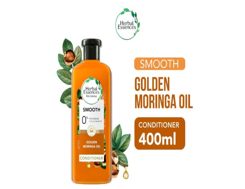 Herbal Essences Bio, Renew Golden Moringa Oil Smoothing Conditioner For Frizzy Hair 400ml