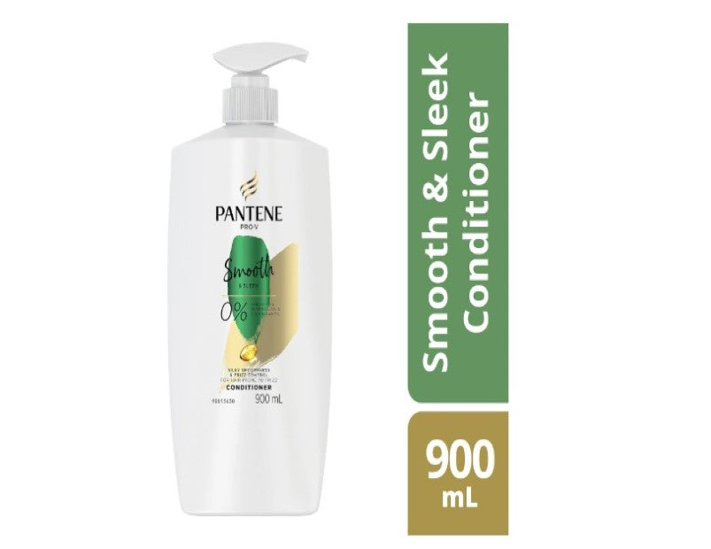 Pantene Pro-V Smoothing Sleek Conditioner, For Frizzy Hair 900ml