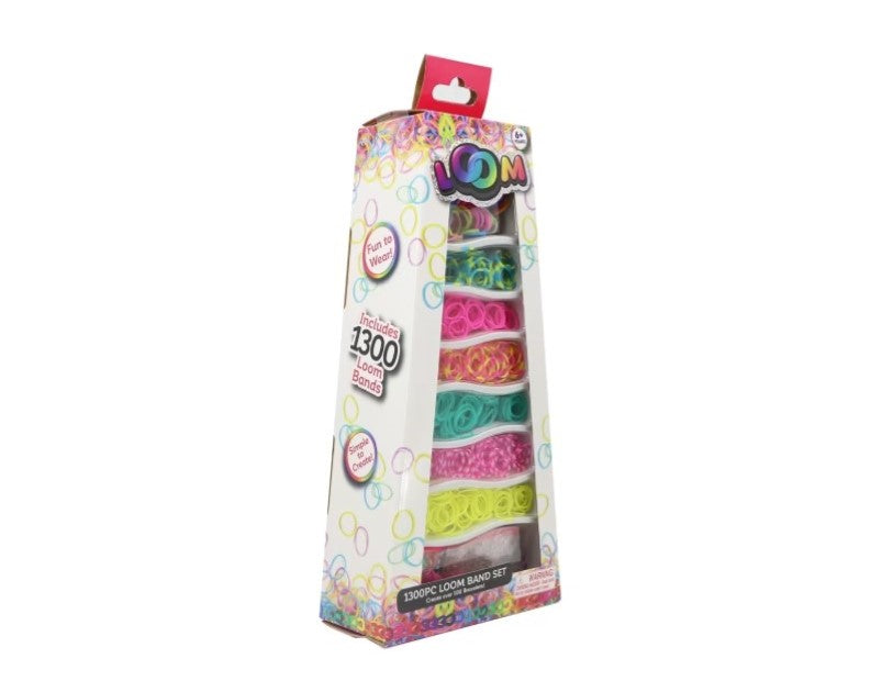 1300 Piece Loom Band Set