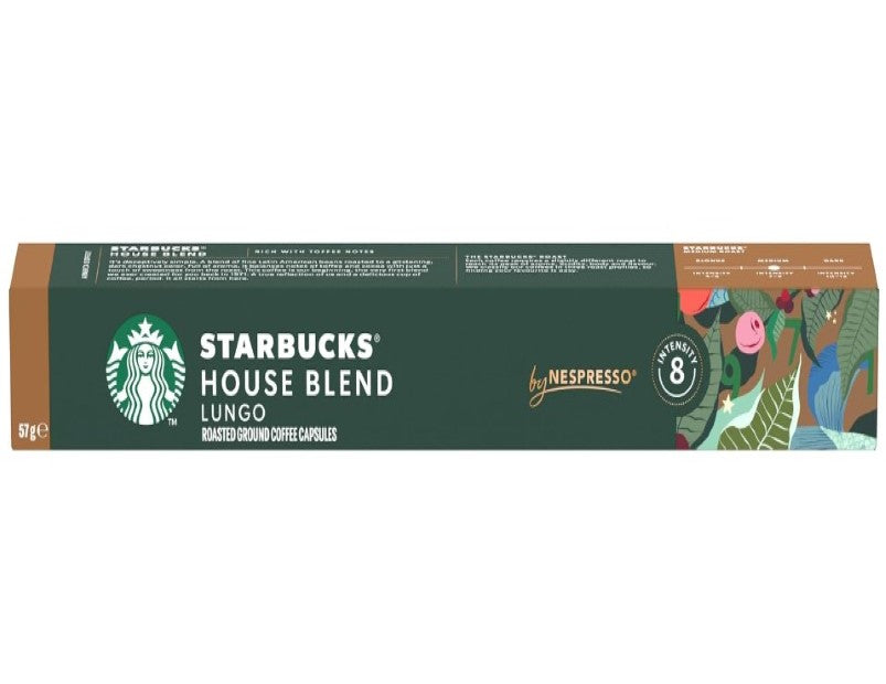 Starbucks by Nespresso House Blend Coffee Pods 10 Capsules - 3 Pack