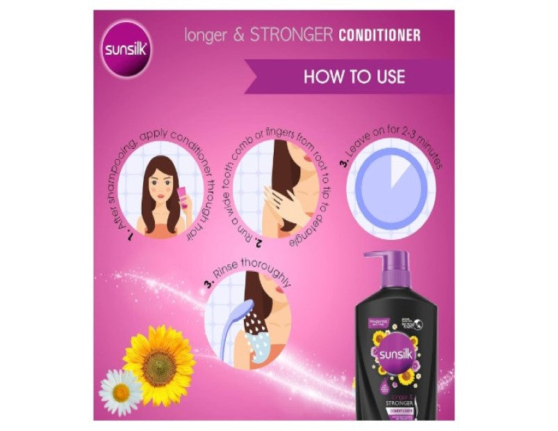 Sunsilk Longer & Stronger* Conditioner 700 ml