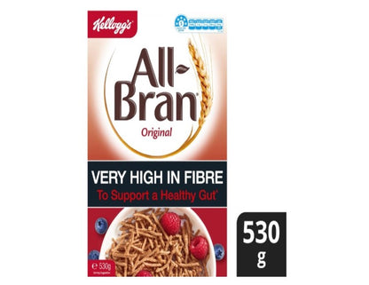 Kellogg's All-Bran Original High Fibre Breakfast Cereal, 530g