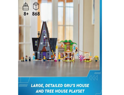 LEGO Despicable Me 4 Minions and Gru's Family Mansion 75583