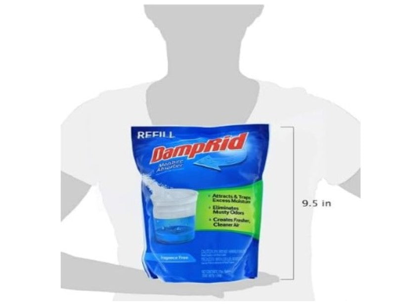 DampRid Moisture Absorber Refill Fragrance Free 1.19 Kg