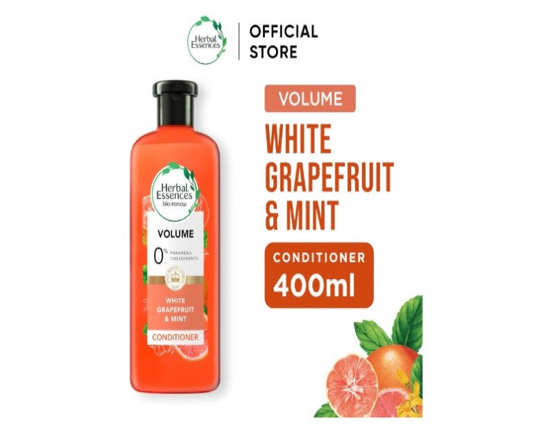 Herbal Essences Bio, Renew Whitegrapefruit and Mint Volumising Conditioner For Fine Hair 400ml