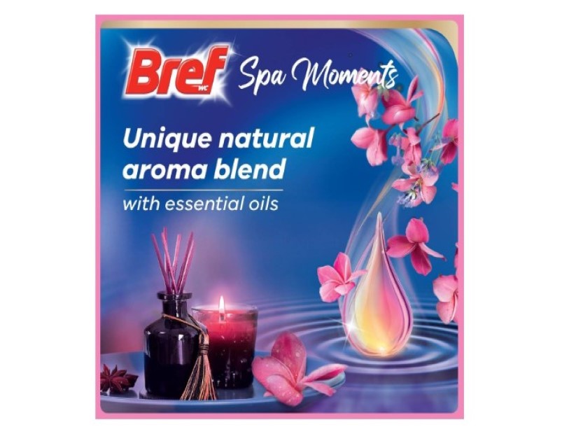 Bref Spa Moments Harmony Rim Toilet Block Cleaner 2 x 50 g